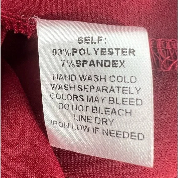 NWT Fashion Nova Wine La Flamenca High Low Ruffled Dress Size XS Women’s - Picture 10 of 10